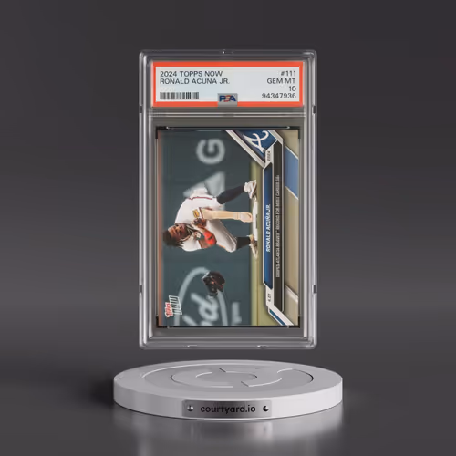 2024 Topps Now #111 Ronald Acuna Jr. (PSA 10 GEM MINT)