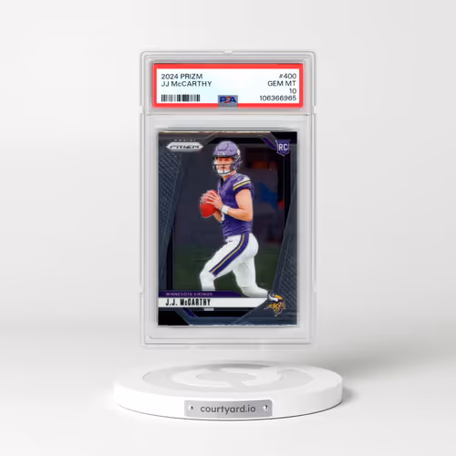 2024 Panini Prizm #400 JJ McCarthy (PSA 10 GEM MINT)