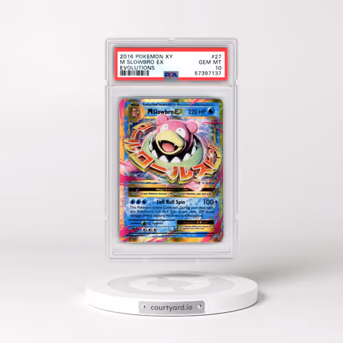 2016 Pokémon XY Evolutions #27 M Slowbro EX - Holo (PSA 10 GEM MINT)