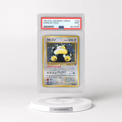 1997 Pokémon Jungle #143 Snorlax - Holo (PSA 9 MINT)