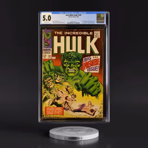 Incredible Hulk #102 CGC 5.0 Off-white Pages (Marvel Comics, 4/68)