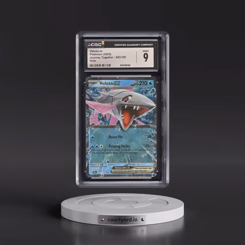 2025 Journey Together - JTG EN #043/159 Veluza ex - Holo (CGC 9 MINT)