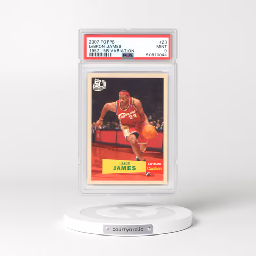2007 Topps #23 LeBron James - 1957-58 Variation (PSA 9 MINT)