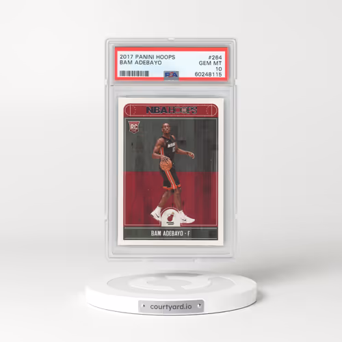 2017 Panini Hoops #264 Bam Adebayo (PSA 10 GEM MINT)