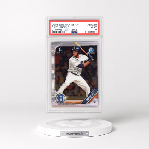 2019 Bowman Draft #BDC50 Riley Greene (PSA 9 MINT)
