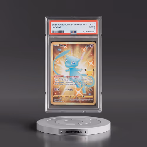 2021 Pokémon Celebrations #025 Mew - Full Art (PSA 9 MINT)