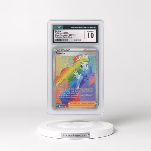 2022 Silver Tempest #207/195 Serena - Rainbow Holo (CGC 10 GEM MINT)