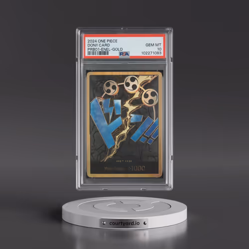 2024 One Piece PRB01-Premium Booster -One Piece Card the Best Don!! Card - Enel-Gold (PSA 10 GEM MIN