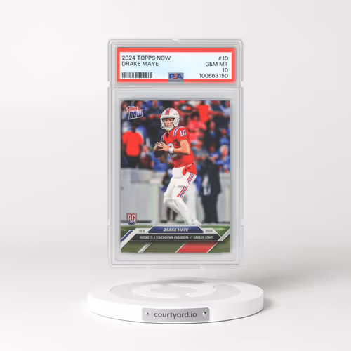 2024 Topps Now #10 Drake Maye (PSA 10 GEM MINT)