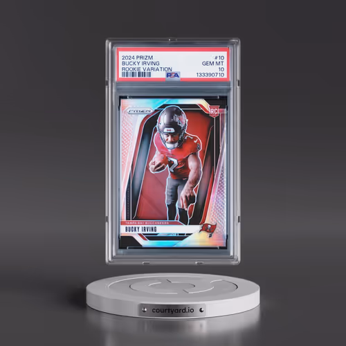 2024 Panini Prizm Rookie Variation #10 Bucky Irving (PSA 10 GEM MINT)
