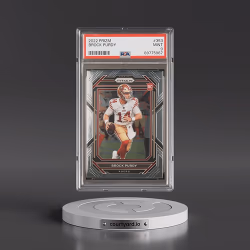 2022 Panini Prizm #353 Brock Purdy (PSA 9 MINT)