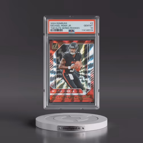 2024 Panini Donruss the Elite Series Rookies #2 Michael Penix Jr. (PSA 10 GEM MINT)