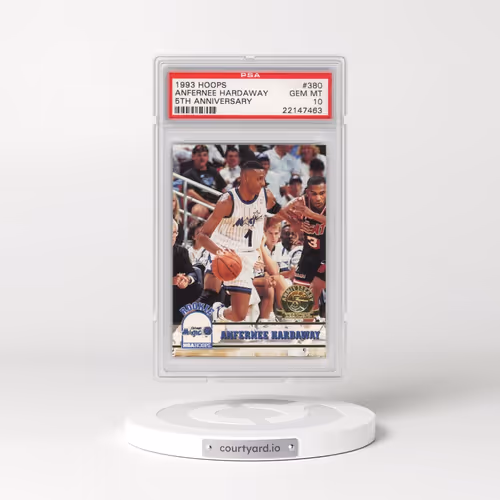 1993 Hoops #380 Anfernee Hardaway - 5th Anniversary (PSA 10 GEM MINT)