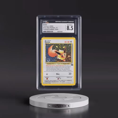 1999 Black Star Promos #11 Eevee - Pokémon League (Holo) (CGC 8.5 NM-MT+)