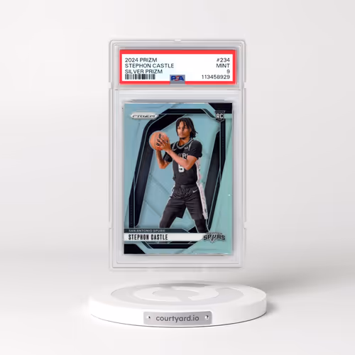 2024 Panini Prizm #234 Stephon Castle - Silver Prizm (PSA 9 MINT)