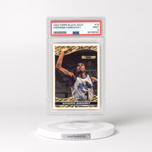 1993 Topps Black Gold #19 Anfernee Hardaway (PSA 9 MINT)