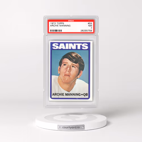 1972 Topps #55 Archie Manning (PSA 7 NM)