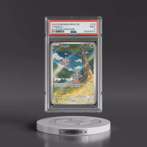 2023 Pokémon Mew EN-151 #178 Tangela - Illustration Rare (PSA 9 MINT)