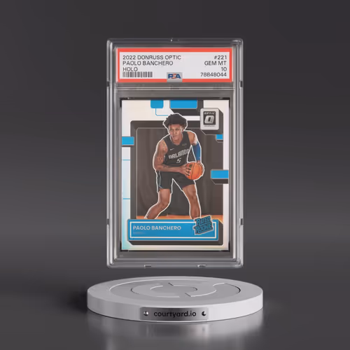 2022 Panini Donruss Optic #221 Paolo Banchero - Holo (PSA 10 GEM MINT)