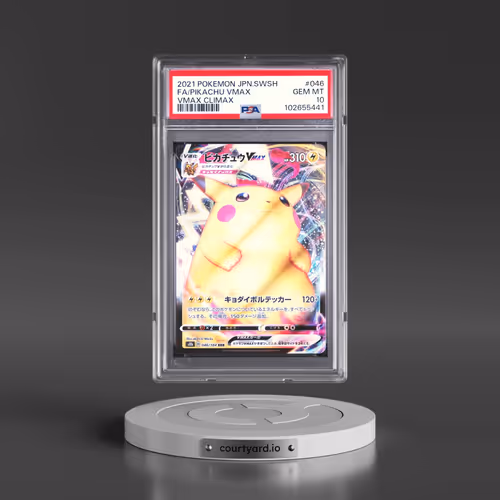 2021 Pokémon Sword & Shield Vmax Climax #046 Pikachu Vmax - Full Art (PSA 10 GEM MINT)