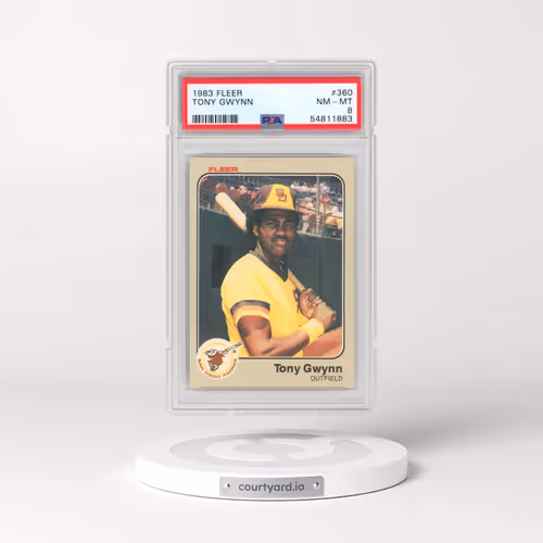 1983 Fleer #360 Tony Gwynn (PSA 8 NM-MT)