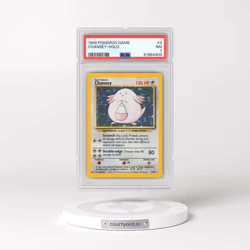 1999 Pokémon Game #3 Chansey - Holo (PSA 7 NM)