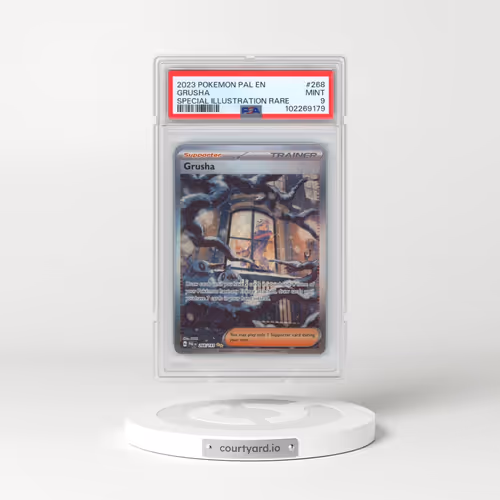 2023 Pokémon Pal EN-Paldea Evolved #268 Grusha - Special Illustration Rare (PSA 9 MINT)