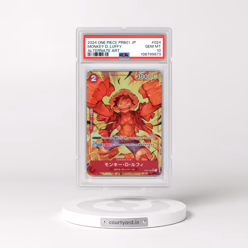 2024 One Piece Japanese PRB01-Premium Booster -One Piece Card the Best #024 Monkey D. Luffy - Altern