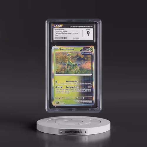2024 Pokémon Twm EN-Twilight Masquerade #019 Iron Leaves (CGC 9 MINT)