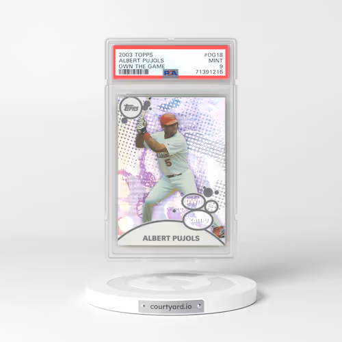 2003 Topps Own the Game #OG18 Albert Pujols (PSA 9 MINT)