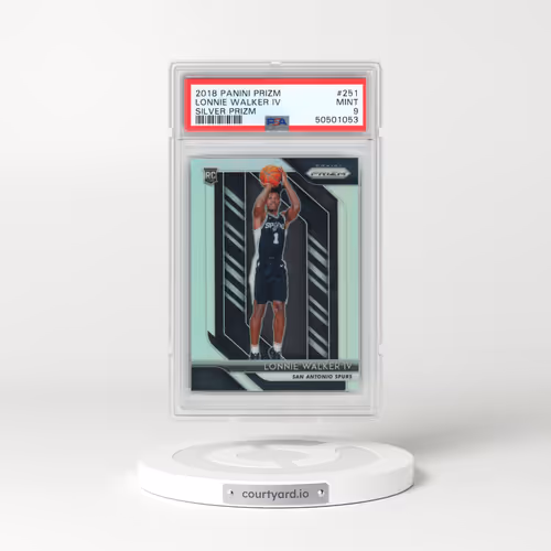 2018 Panini Prizm #251 Lonnie Walker IV - Silver Prizm (PSA 9 MINT)