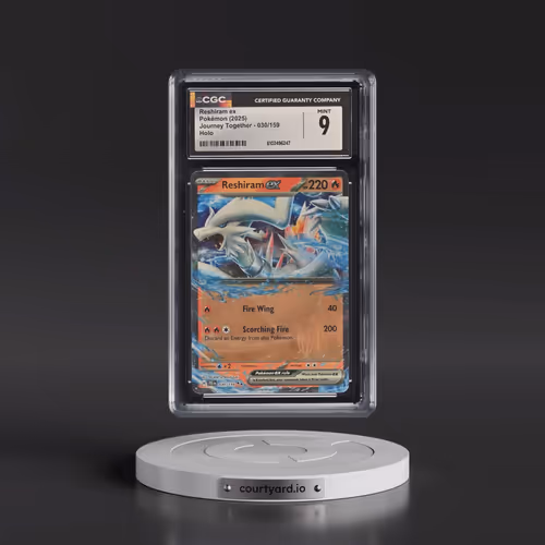 2025 Pokémon Jtg EN-Journey Together #030 Reshiram EX - Holo (CGC 9 MINT)
