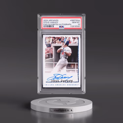2024 Topps Archives Fan Favorites Autographs #95FFSGA Steve Garvey (PSA 10 GEM MINT)