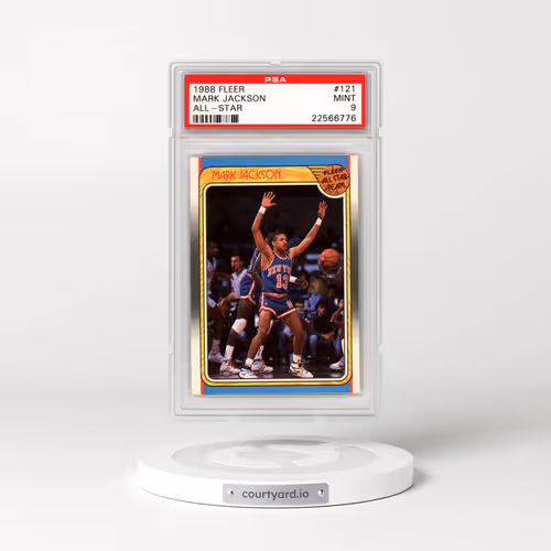 1988 Fleer #121 Mark Jackson - All-Star (PSA 9 MINT)