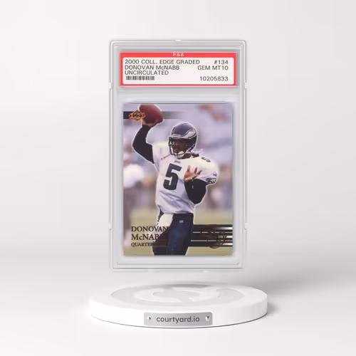 2000 Collector's Edge Graded #134 Donovan Mcnabb - Uncirculated (PSA 10 GEM MINT)