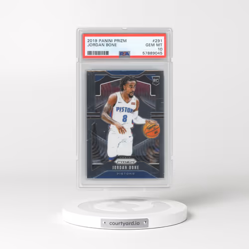 2019 Panini Prizm #291 Jordan Bone (PSA 10 GEM MINT)