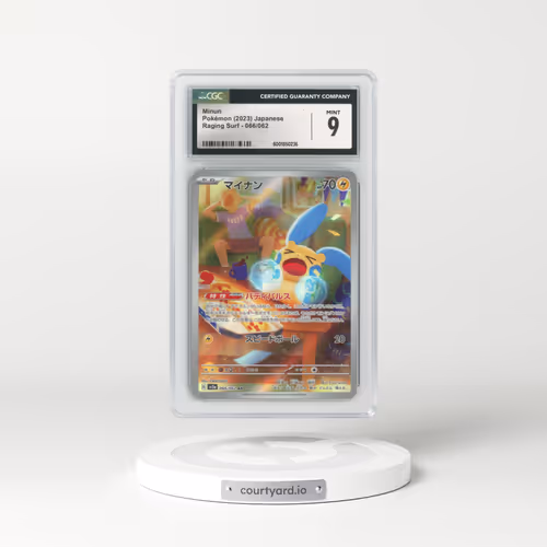 2023 Raging Surf #066/062 Minun - Holo (CGC 9 MINT)