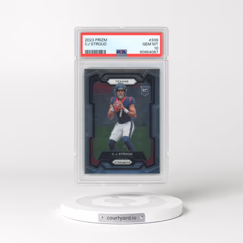2023 Panini Prizm #339 CJ Stroud (PSA 10 GEM MINT)