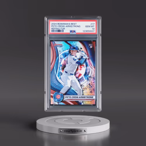 2024 Bowman's Best #17 Pete Crow-Armstrong - Refractor (PSA 10 GEM MINT)