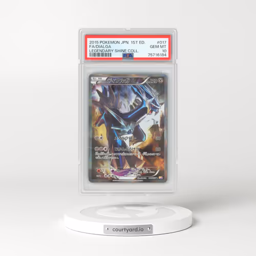 2015 Japanese Pokémon Legendary Shine Collection #017 Dialga - 1st Edition Full Art (PSA 10 GEM MINT)