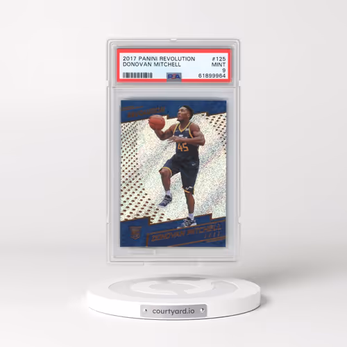 2017 Panini Revolution #125 Donovan Mitchell (PSA 9 MINT)