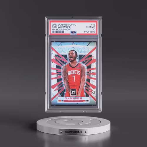 2023 Panini Donruss Optic My House #12 Cam Whitmore - Holo (PSA 10 GEM MINT)