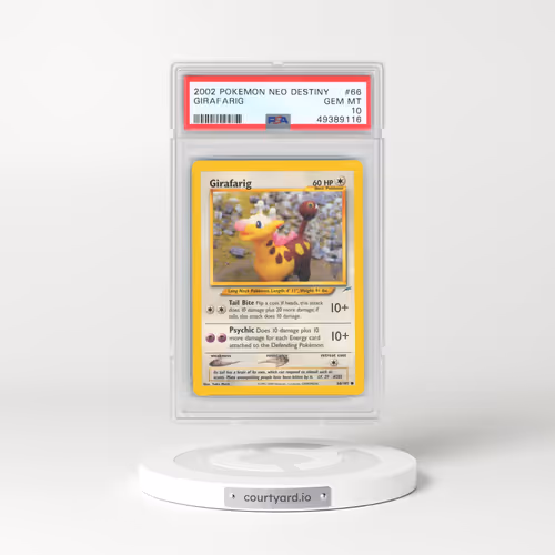 2002 Pokémon Neo Destiny #66 Girafarig (PSA 10 GEM MINT)