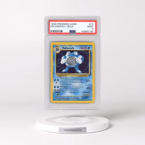 1999 Pokémon Game #13 Poliwrath - Holo (PSA 9 MINT)
