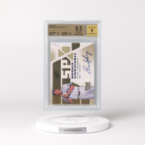 2008 SPx #148 Evan Longoria AU RC (BGS 9.5 GEM MINT)