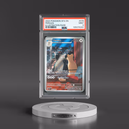 2024 Pokémon Sfa EN-Shrouded Fable #078 Persian - Illustration Rare (PSA 9 MINT)