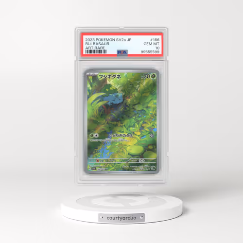 2023 Pokémon Sv2a-Pokemon 151 #166 Bulbasaur - Art Rare (PSA 10 GEM MINT)