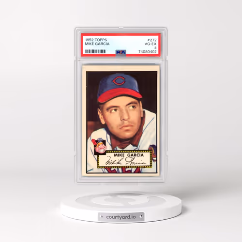 1952 Topps #272 Mike Garcia (PSA 4 VG-EX)