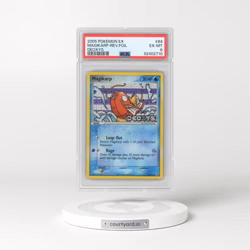 2005 Pokémon EX Deoxys #64 Magikarp - Reverse Foil (PSA 6 EX-MT)