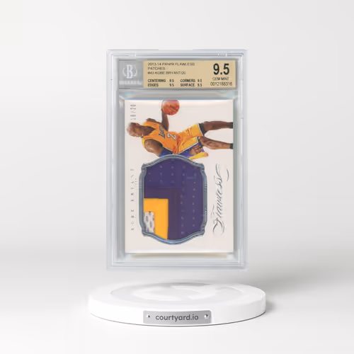 2013 Panini Flawless Patches #43 Kobe Bryant/20 (BGS 9.5 GEM MINT)